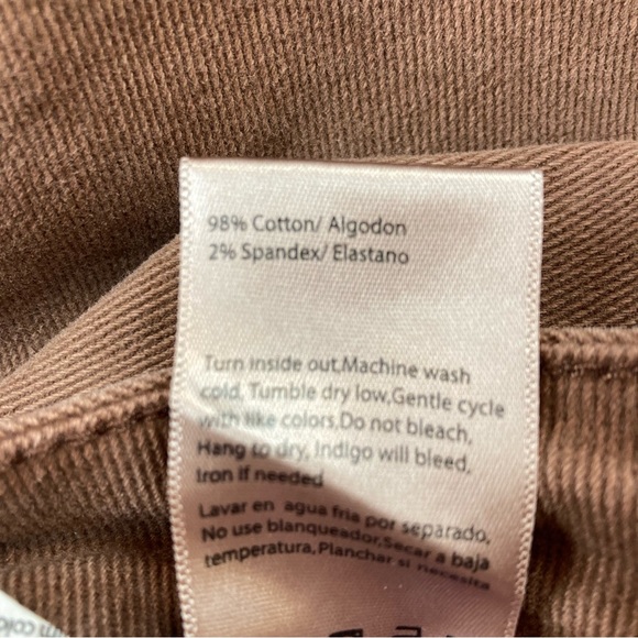 RISEN Wide Leg Jeans Espresso Brown High Rise NWT - Size 1XL (16-18) - Picture 9 of 14